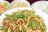 青椒肉絲定食