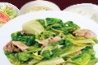豚肉とレタス炒め定食