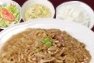 漬け白菜と豚肉煮込み定食