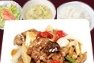 牛肉のオイスターソース炒め定食