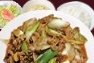 牛肉のクミン炒め／牛肉と長ネギ強火炒め定食