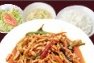 豚肉の四川風炒め定食